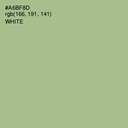 #A6BF8D - Swamp Green Color Image